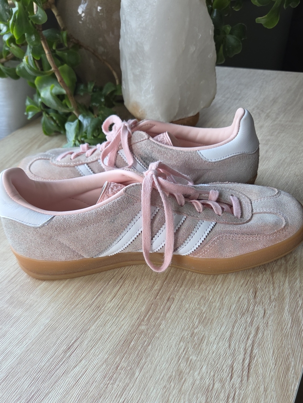 adidas Gazelle Women’s Pink Suede Sneakers - Picture 9 of 11